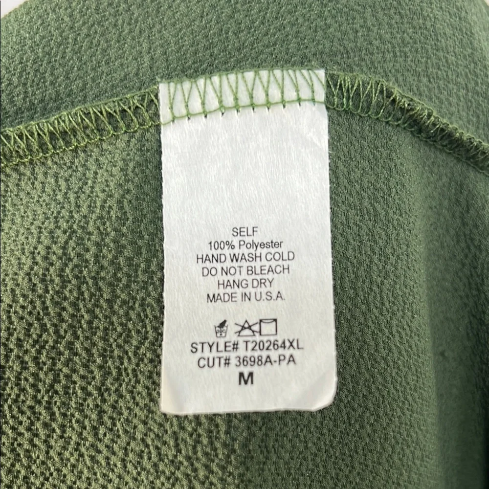 White Birch dress top V-Neck full sleeve with elastic - Picture 4 of 4